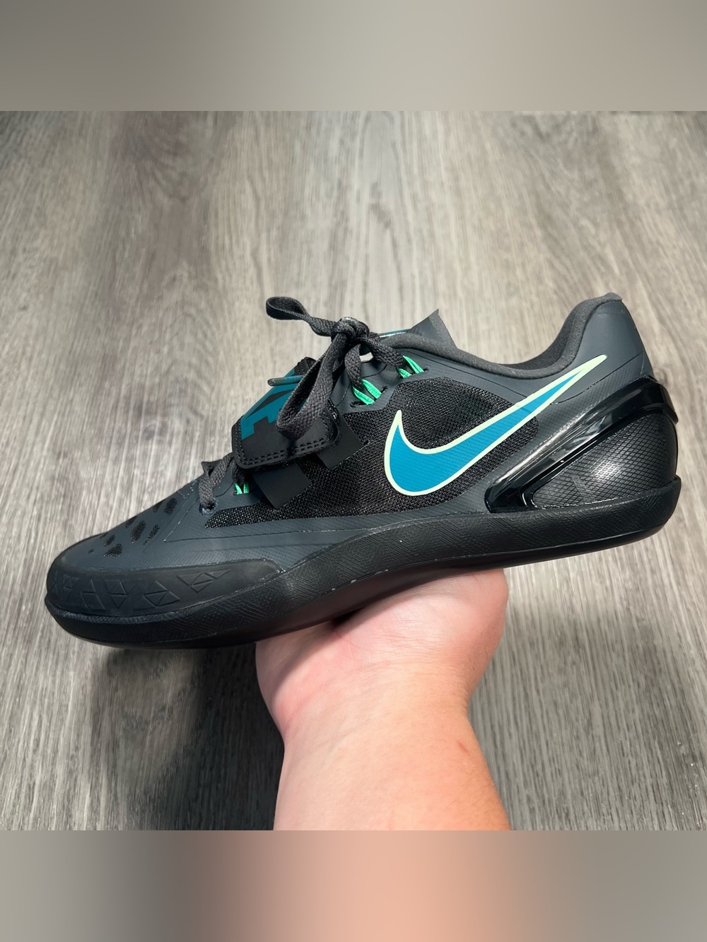 Nike Zoom Rotational 6 Black Track Throwing Shoes Mens 6 Womens 7.5 FZ9606-001